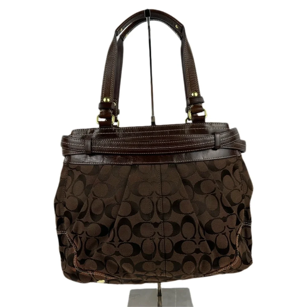 Authentic Coach Hamptons Signature Carryall Satchel Bag Style 12467 Y2K VTG